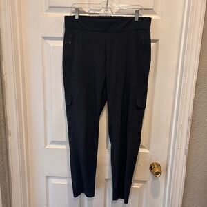 Athleta Black Chelsea Cargo Pants Sz 14 Jogger Athleisure Outdoor Casual Womens‎